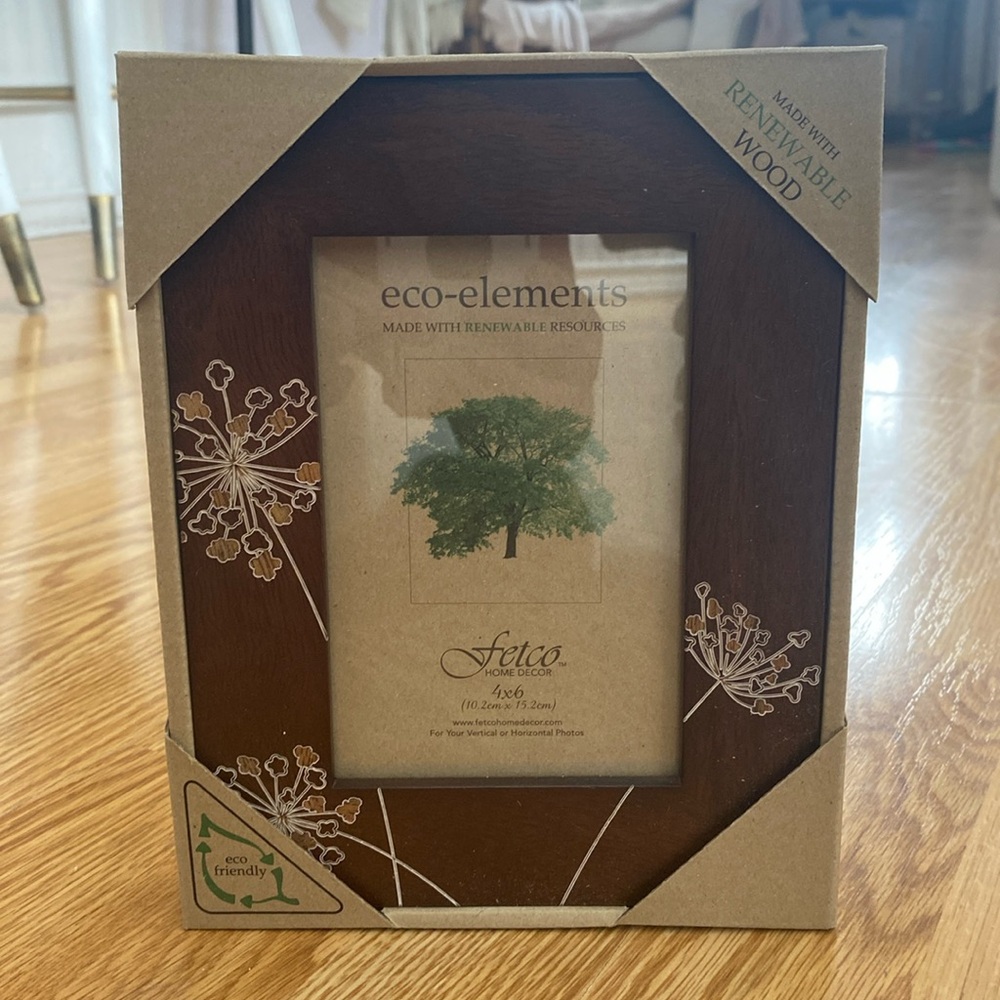 Fetco Home Decor Renewable Wood 4x6 picture frame